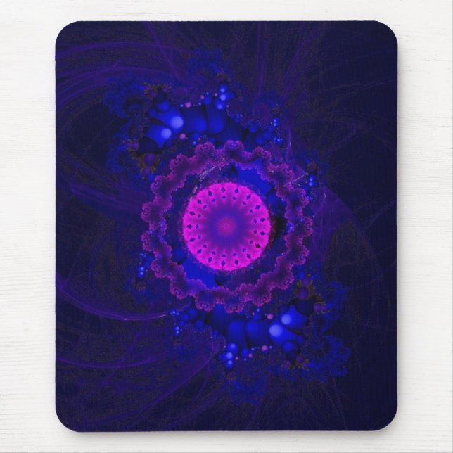 Spun Fractal Mouse Mat (Front)