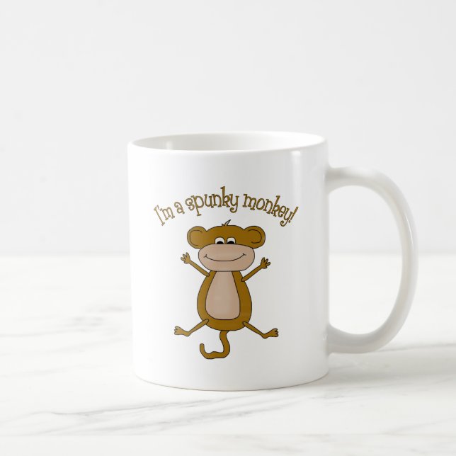 Spunky Monkey Coffee Mug (Right)