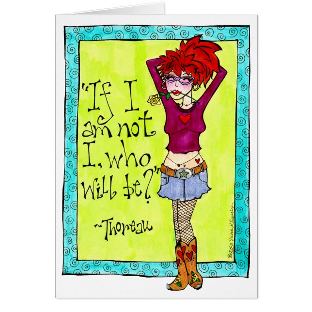 Spunky Sassy Cowgirl Illustration (Front)