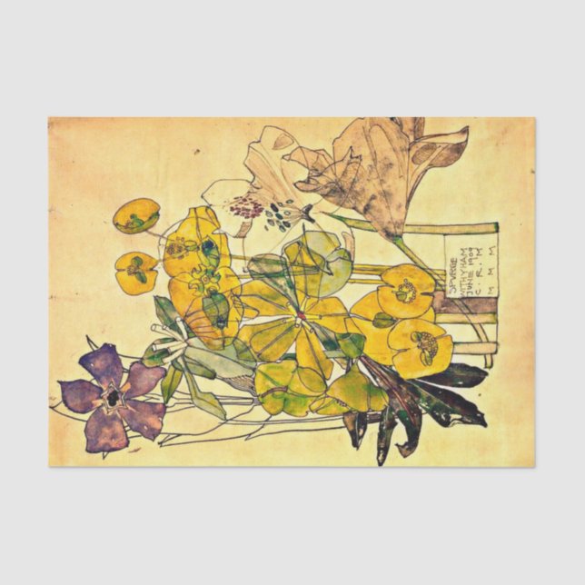 Spurge with Yham by Charles Mackintosh Tissue Paper (Front)