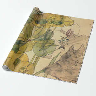 Spurge With Yham Flowers Charles Rennie Mackintosh Wrapping Paper