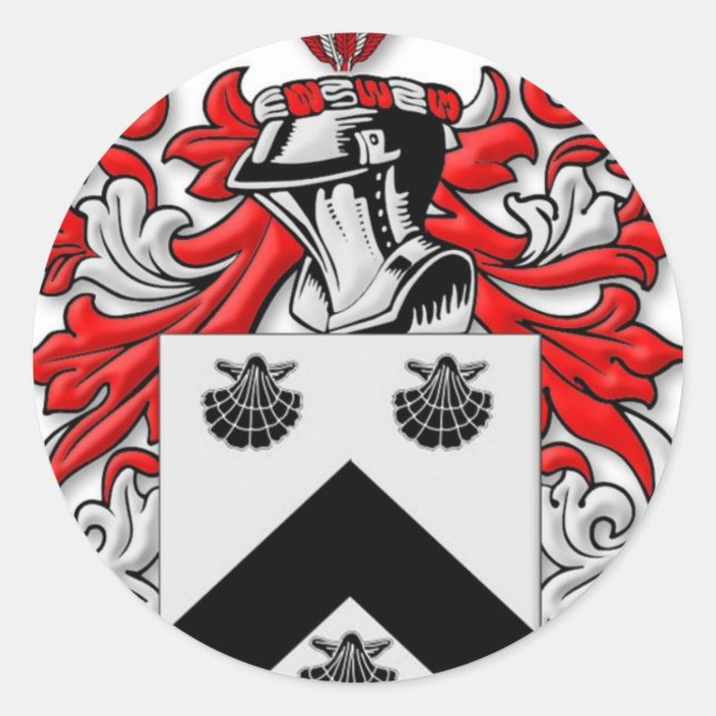 Spurgeon Coat of Arms Classic Round Sticker (Front)