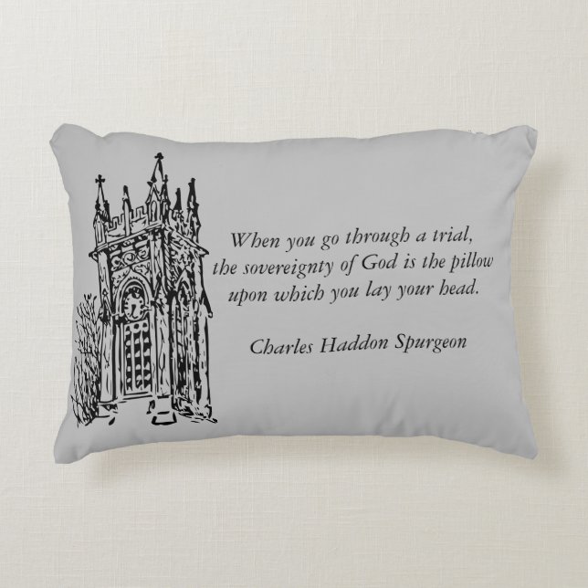 Spurgeon Quote Pillow (Front)