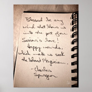 Spurgeon Quote [Print] Poster