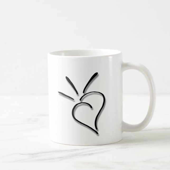 Spurting Sass Heart - Coffee Mug (Right)