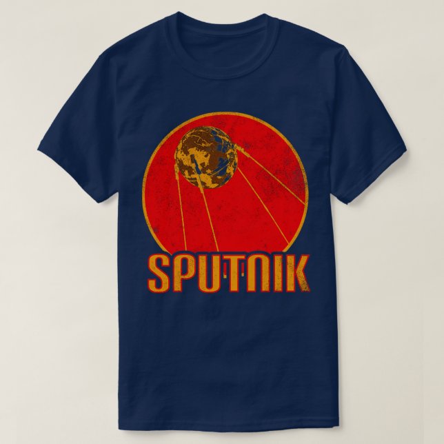 Sputnik 1 Satellite8 T-Shirt (Design Front)