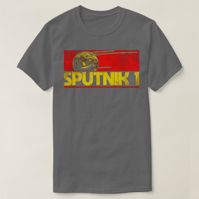 Sputnik 1 Satellite 3 T-Shirt (Design Front)