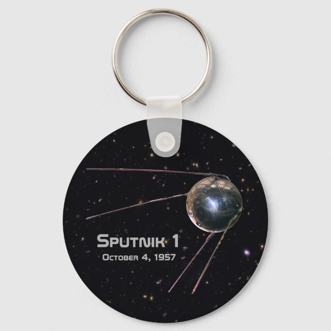 Sputnik 1 Satellite Key Ring (Front)