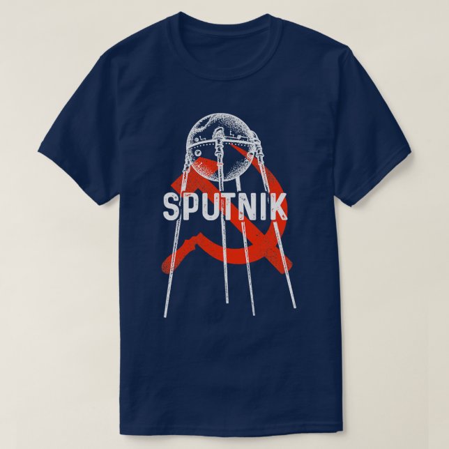 Sputnik 1 Satellite Soviet Union 1957 2 T-Shirt (Design Front)