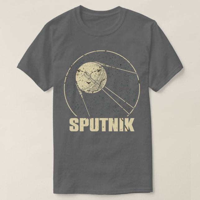 Sputnik 1 Satellite Soviet Union 1957 5 T-Shirt (Design Front)