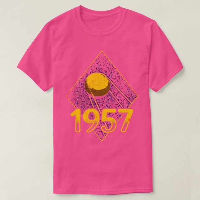 Sputnik Satellite 1957 1 T-Shirt (Design Front)