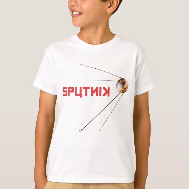 SPUTNIK - space/russian/soviet union/technology T-Shirt (Front)