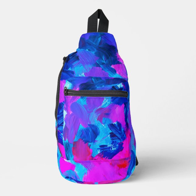 SPWW Electric Vibes Crossbody Sling Bag (Front)