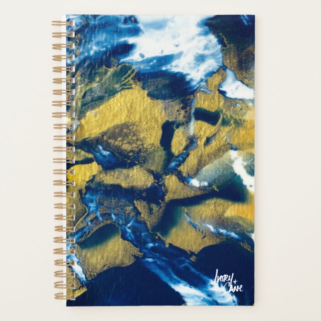 SPWW Gleaming Indigo Small Monthly Planner (Front)