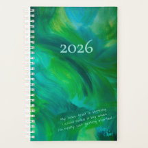 SPWW Green with Envy Small Monthly Planner