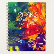 SPWW Psychedelic Spiral Large Monthly Planner