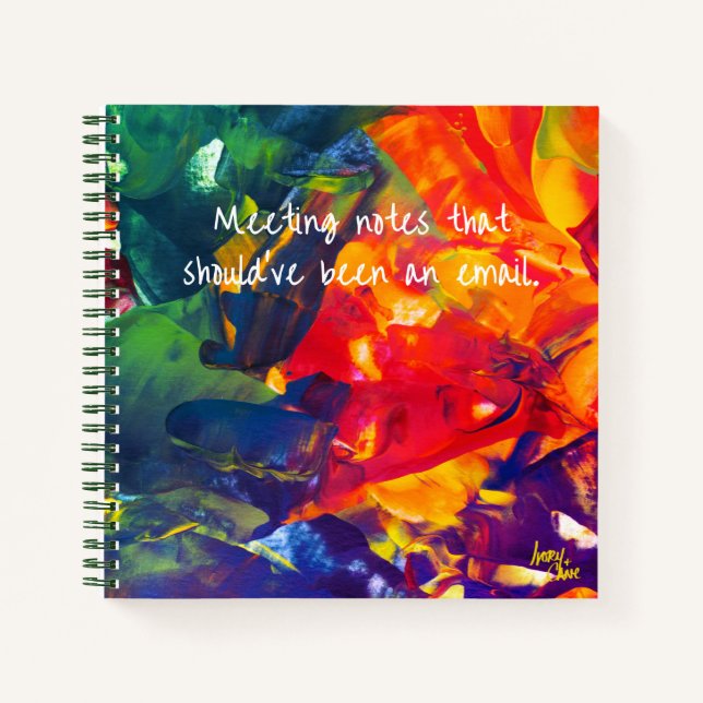 SPWW Psychedelic Spiral, Spiral Notebook (Front)