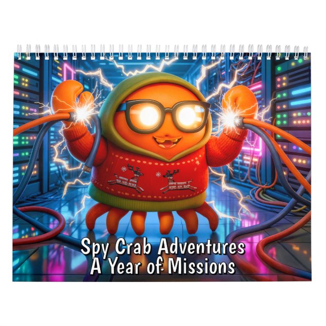 Spy Crab Adventures – A Year of Missions Calendar (Cover)
