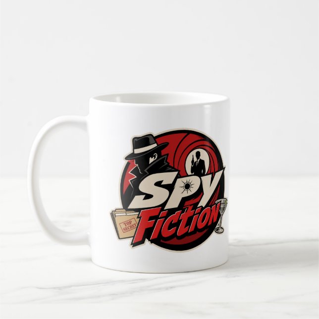 Spy Fiction Lover Coffee Mug (Left)