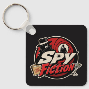Spy Fiction Lover Key Ring
