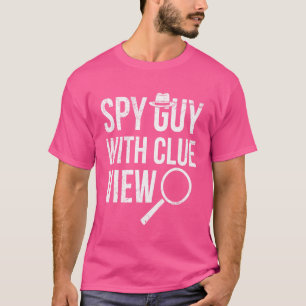 Spy Guy With Clue View Pun For A Private Investiga T-Shirt