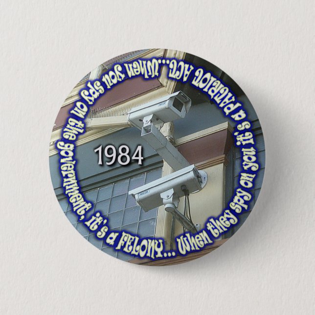 spy-on-the-government 6 cm round badge (Front)