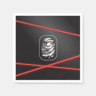 Spy Party Laser Plates Napkin