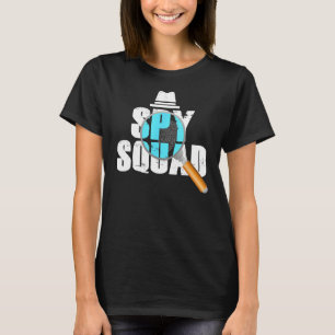 Spy Squad Police Crime Investigator Private Detect T-Shirt