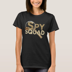 Spy Squad Police Crime Investigator Private Detect T-Shirt