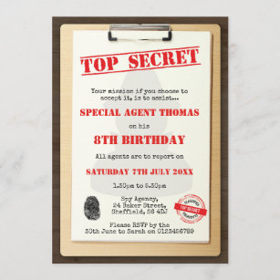 Spy Party Games - Secret Agent Birthday Theme!