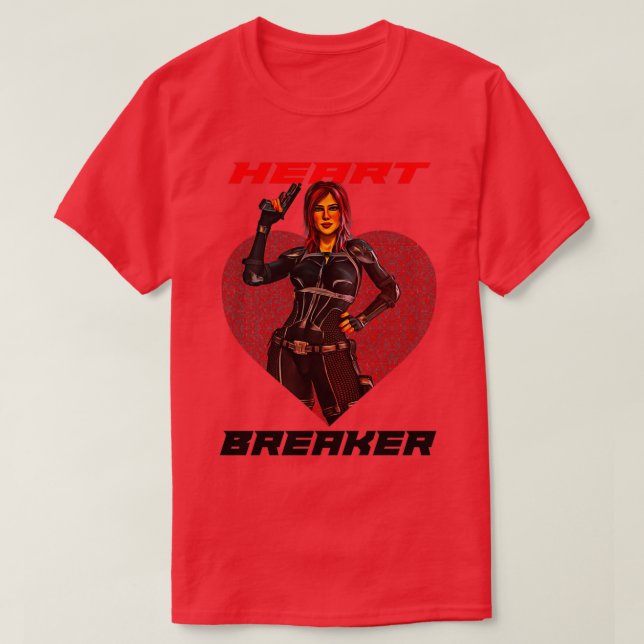Spy Woman Heart Breaker Full Colour Variant 2 T-Shirt (Design Front)