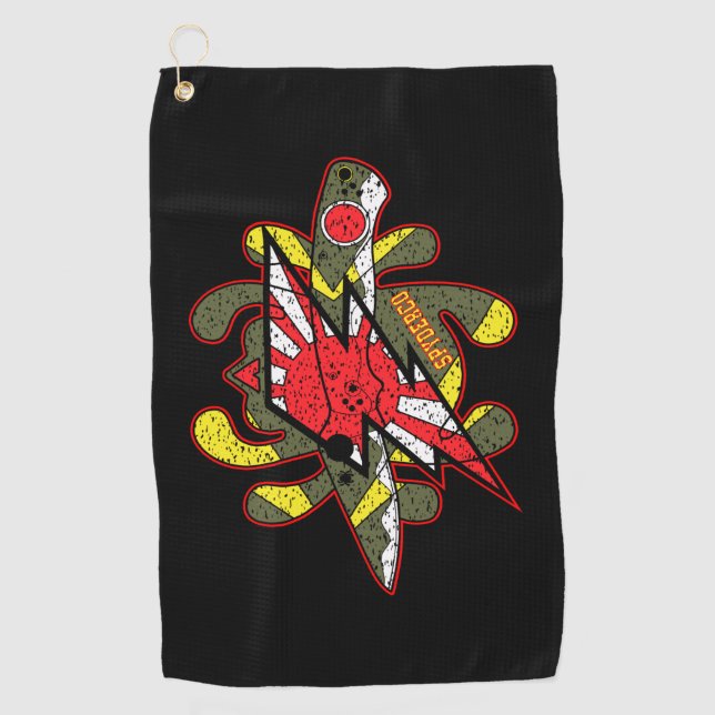 Spyderco Knives Kamikaze Zero  Golf Towel (Front)