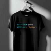 SQL Delete Plans Sunday Coding Humor