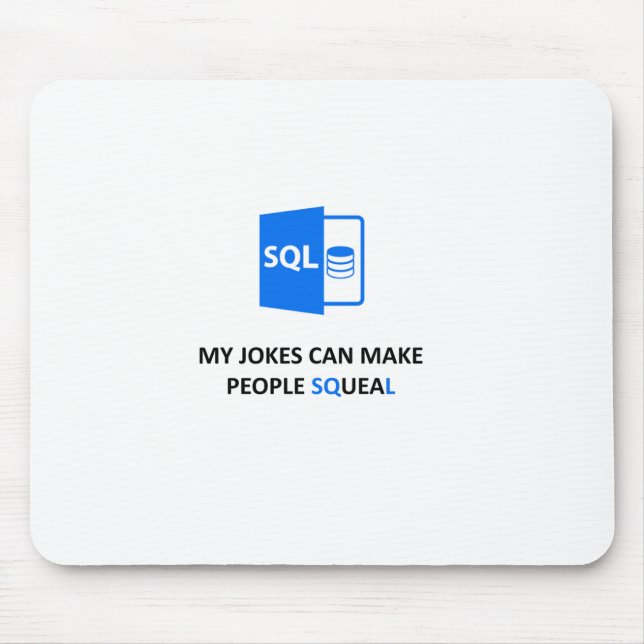 SQL Developer Work Mousepad (Front)
