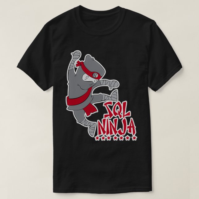 SQL Ninja T-Shirt (Design Front)