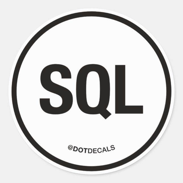 SQL Sticker (Front)