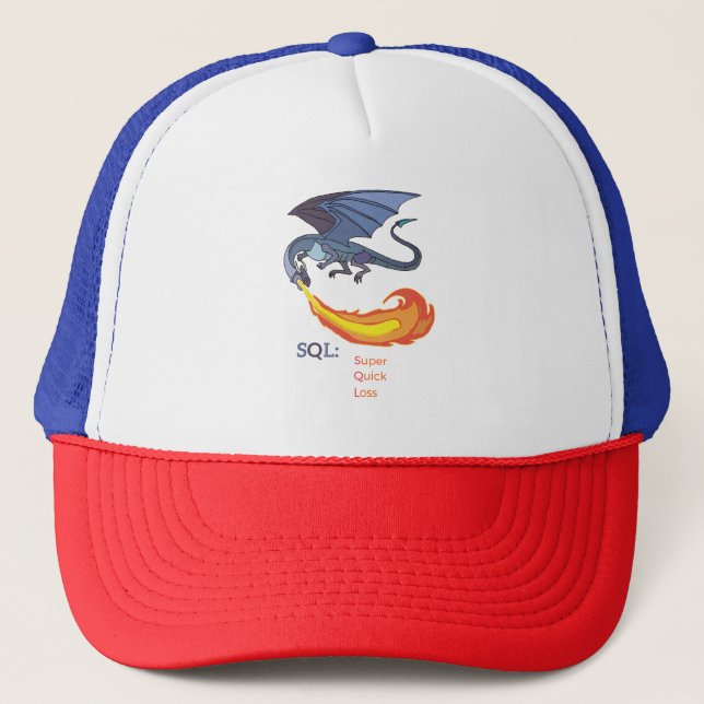 SQL: Super Quick Loss Trucker Hat (Front)