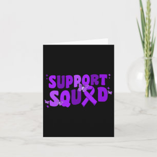Squad Alzheimerheimer Heimer's Awareness Butterfly Card
