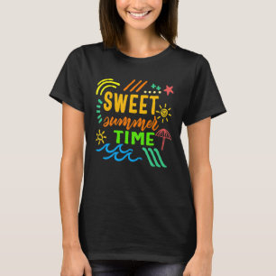 Squad Beach Sweet Summer Time Family Vacation Mode T-Shirt