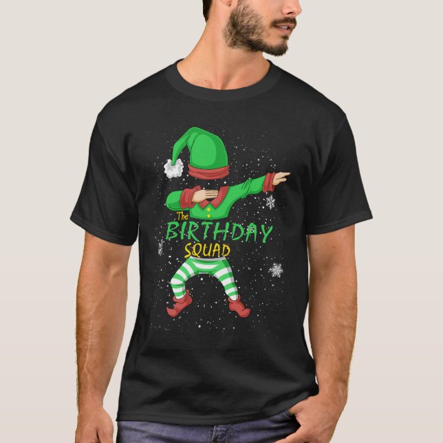 squad  birthday elf T-Shirt (Front)