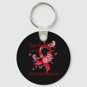 Squad Brain Aneurysm Awareness Key Ring
