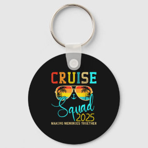 Squad Crew Cruise 2025 Summer Vacation Matching Fa Key Ring