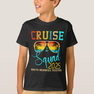 Squad Crew Cruise 2025 Summer Vacation Matching Fa T-Shirt