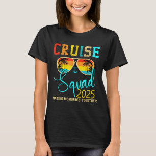 Squad Crew Cruise 2025 Summer Vacation Matching Fa T-Shirt