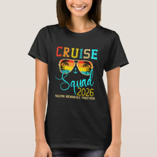 Squad Crew Cruise 2026 Summer Vacation Matching Fa T-Shirt