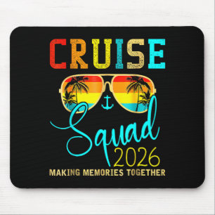 Squad Crew Cruise 2026 Summer Vacation Matching Mouse Mat