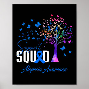 Squad For Alopecia Awareness  Poster