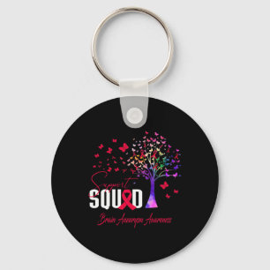 Squad For Brain Aneurysm Awareness Key Ring