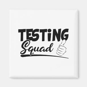 Squad Funny Exam Test Day Gifts For Students Magnet