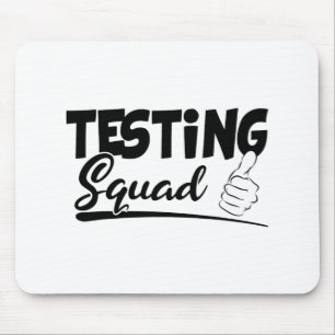 Squad Funny Exam Test Day Gifts For Students  Mouse Mat